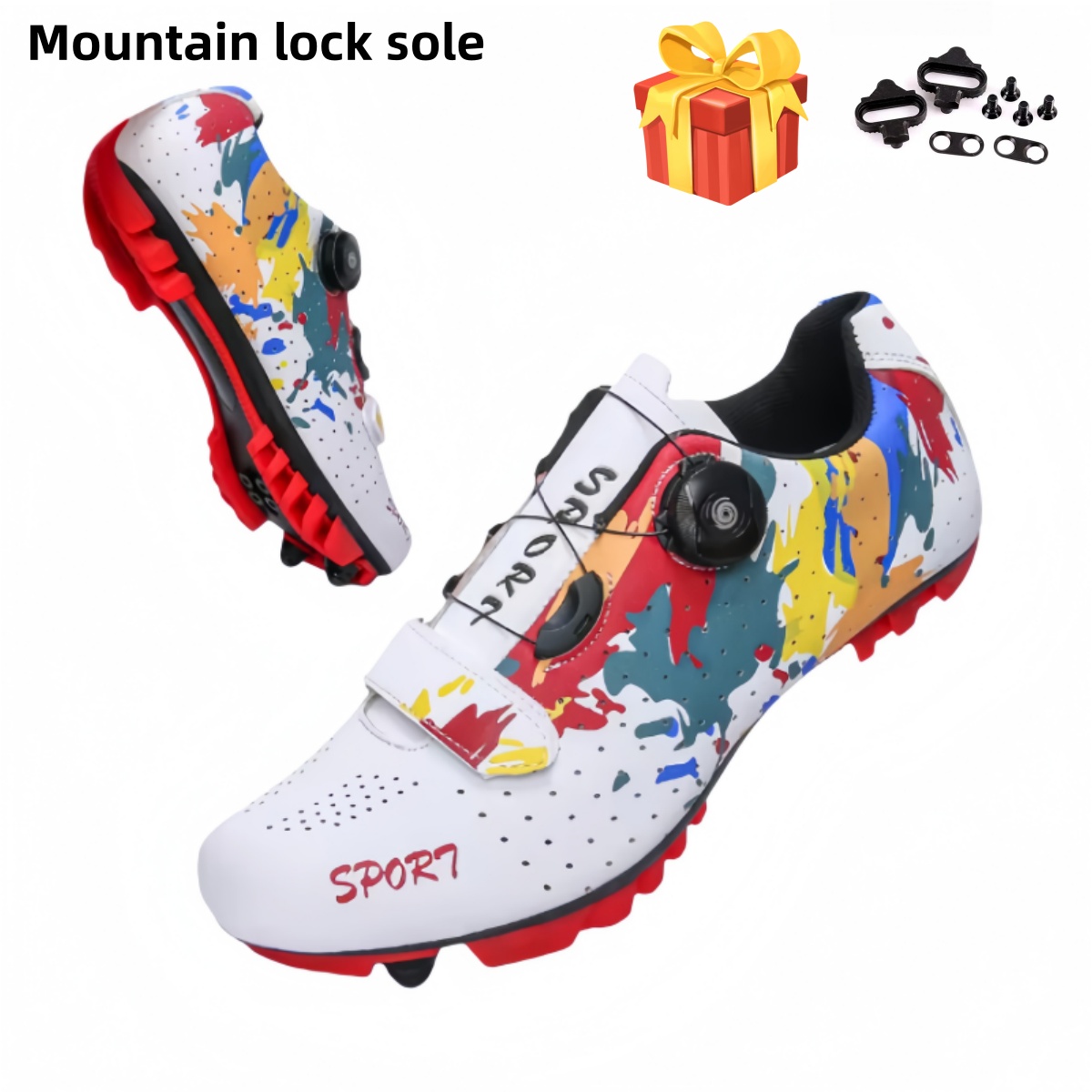 Road Cycling Shoes SPD, Lightw - Cycling Shoes For Commute 评论和价格