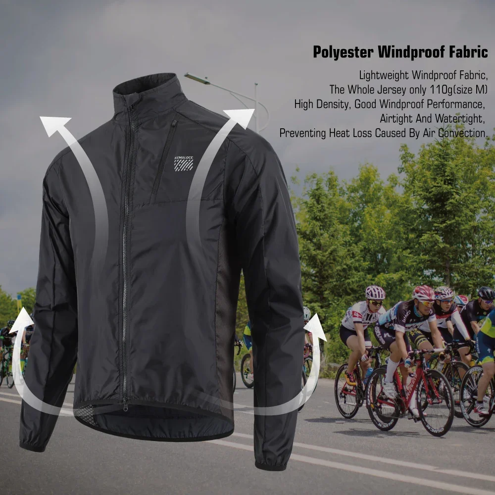 KEMALOCE Cycling Jacket Windpr - Cycling Commuter Jacket 评论和价格