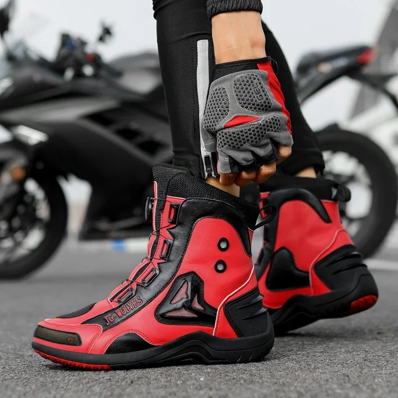 JG.WOLVES Outdoor Cycling Moto - Cycling Shoes For Commute 评论和价格