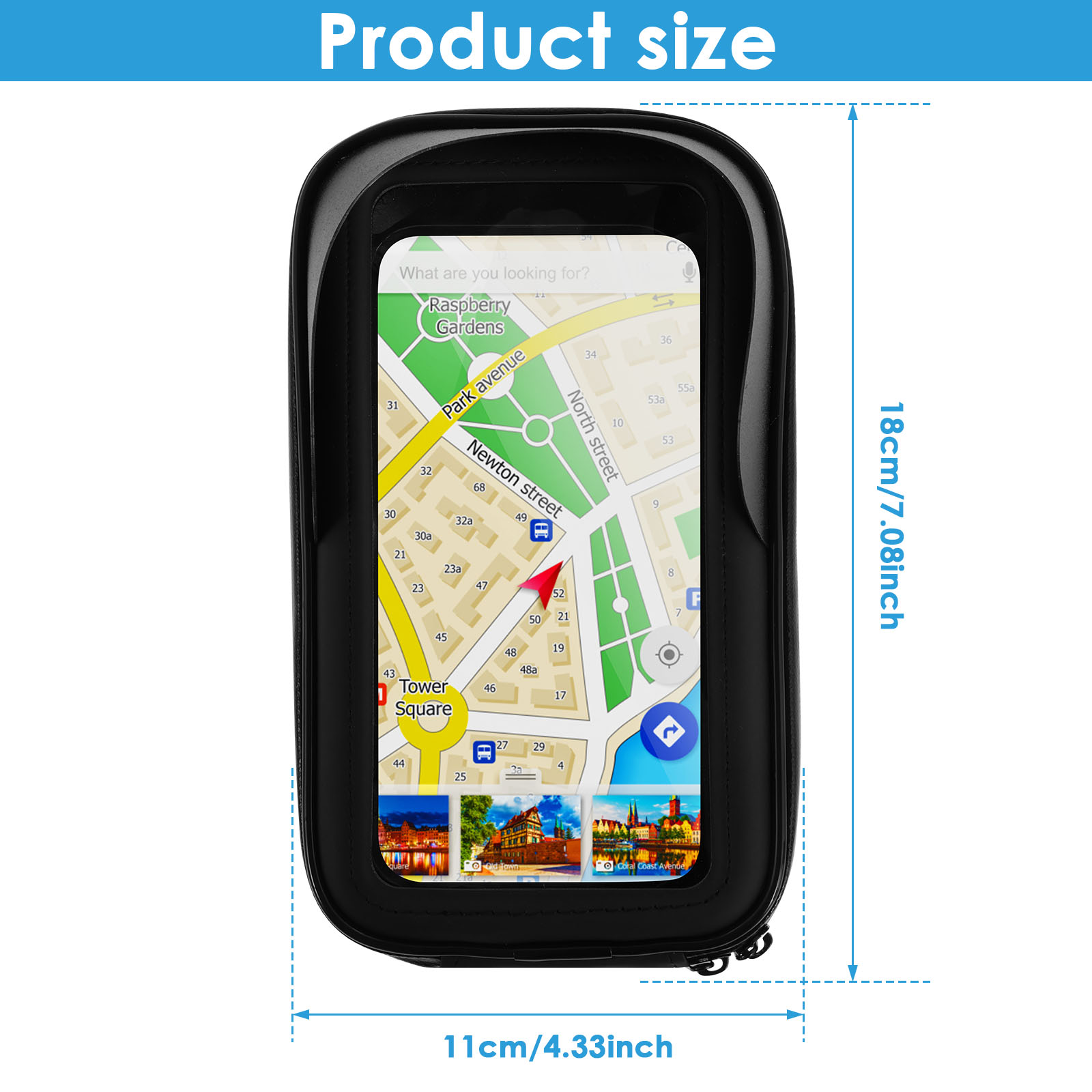 Motorcycle Bike Phone Holder B - Cycling Commuter Backpack Waterproof 评论和价格