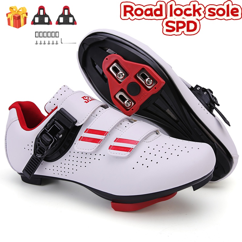 Road Cycling Shoes SPD, Lightw - Cycling To Commute 评论和价格