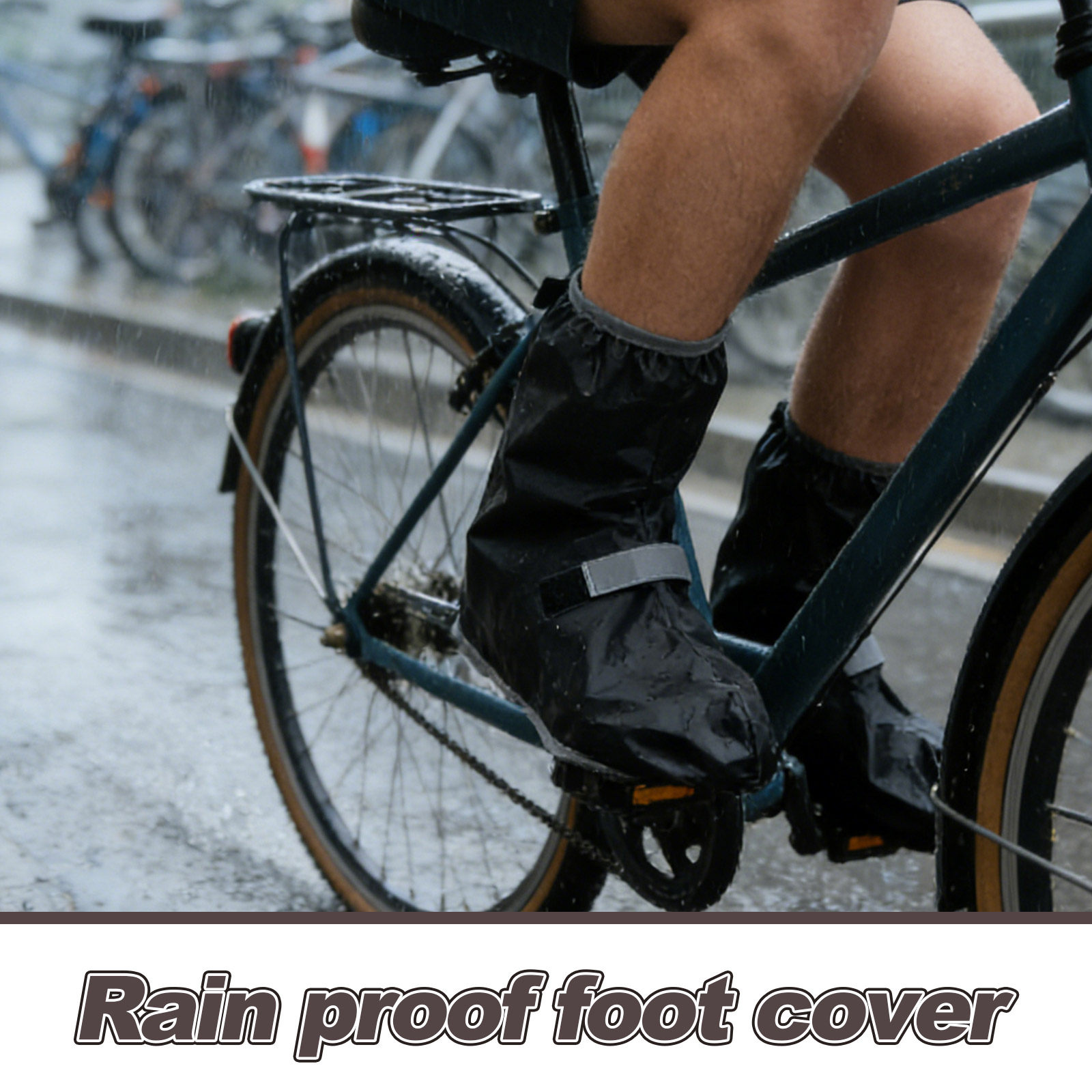 1Pair Waterproof Shoe Covers N - Cycling Shoes For Commute 评论和价格