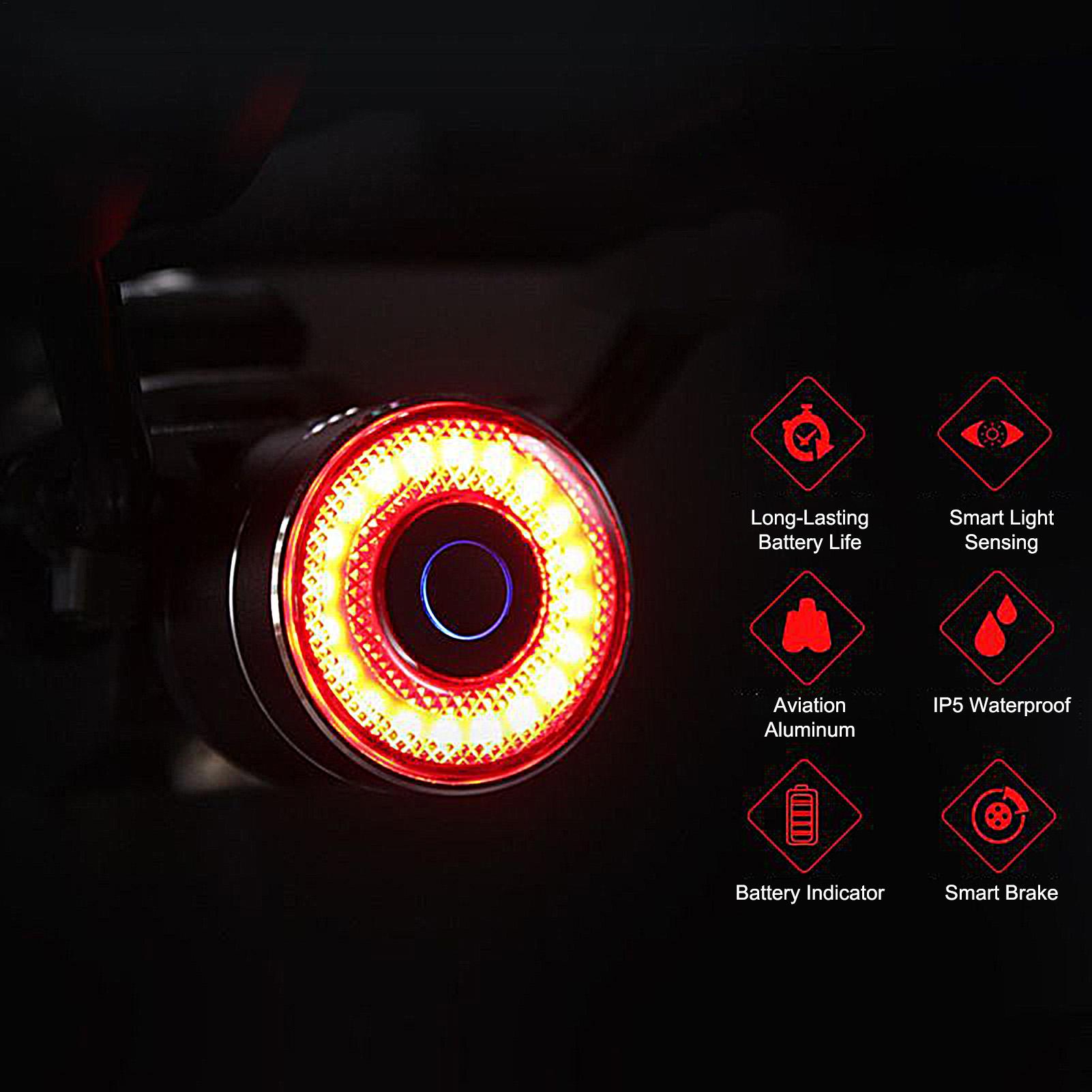 Bike Brake Light Smart Bike Ba - Cycling To Commute 评论和价格